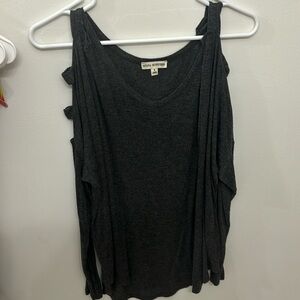 Super Soft Zenana Outfitters Charcoal Grey long sleeve